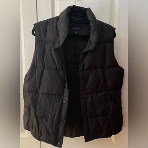 Lands’ End Black Puffer Vest
